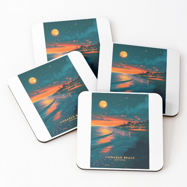Item preview, Jimbaran Beach: Bali's Seaside Sanctuary designed and sold by NeuralVibe.