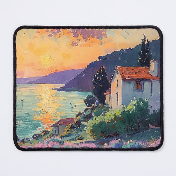 Item preview, Matisse Style, Sea, Coast, Pink, Fauvism, Pastel designed and sold by ArtHouseNiklas.