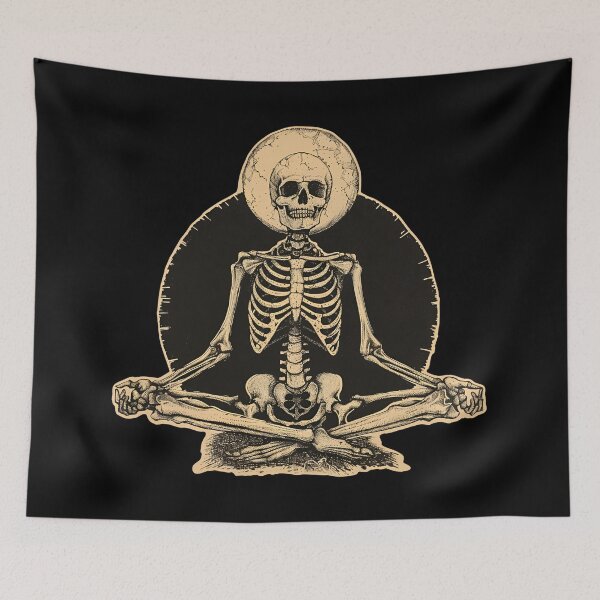 Item preview, Skeleton Meditation designed and sold by AngelinaBezm.