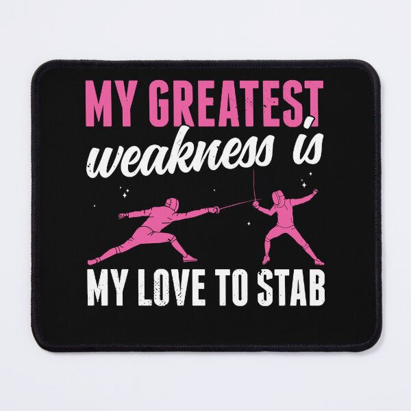 Item preview, Women's My Love for Fencing Funny Fencer designed and sold by BlueBerry-Pengu.