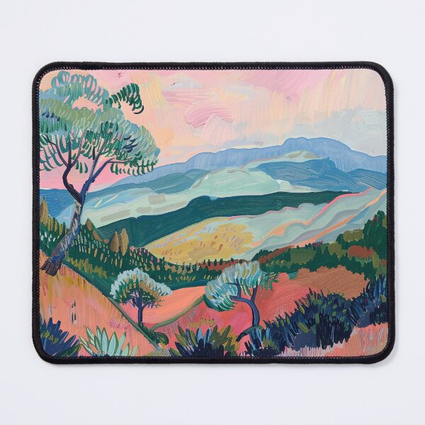 Item preview, Matisse Style, Landscape, Pink, Fauvism, Pastel designed and sold by ArtHouseNiklas.