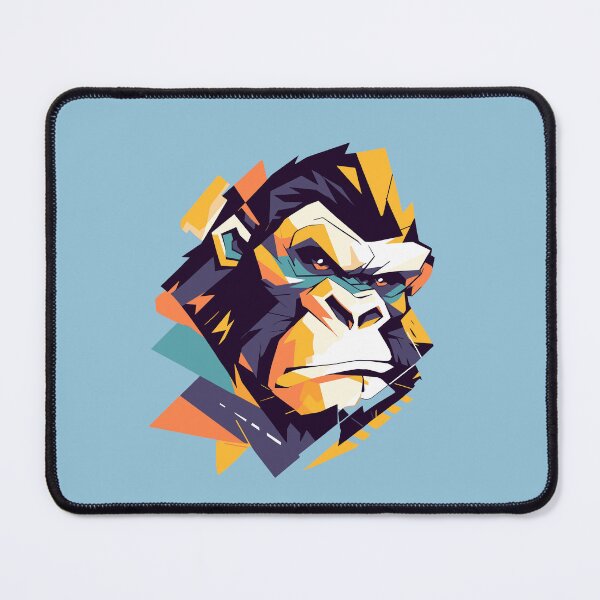 Item preview, Gorilla Geometric African Animal designed and sold by NosandEdgy.