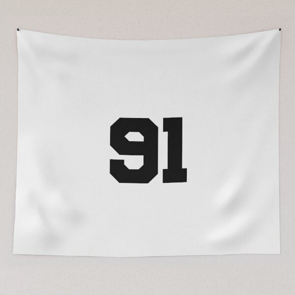 Item preview, 91, ninety-one, black, University designed and sold by Numbers-Art.