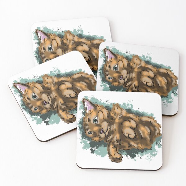 Item preview, Playful cat designed and sold by Antiope33.