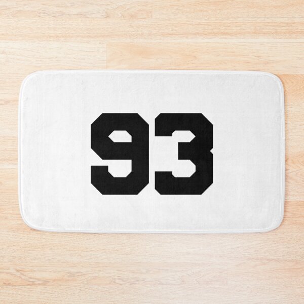 Item preview, 93, ninety-three, black, University designed and sold by Numbers-Art.