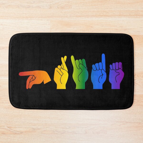Item preview, ASL Pride I - Pride Flag Colors designed and sold by Lemon Pepper.