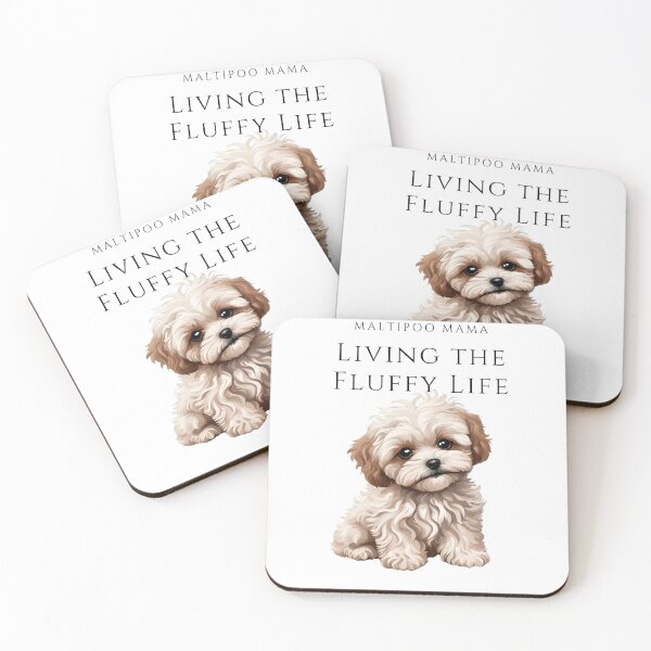 Item preview, Mama fluffy life Maltipoo mom lover vintage designed and sold by SoulfulT.