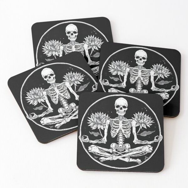 Item preview, Skeleton Meditation Lotus designed and sold by AngelinaBezm.