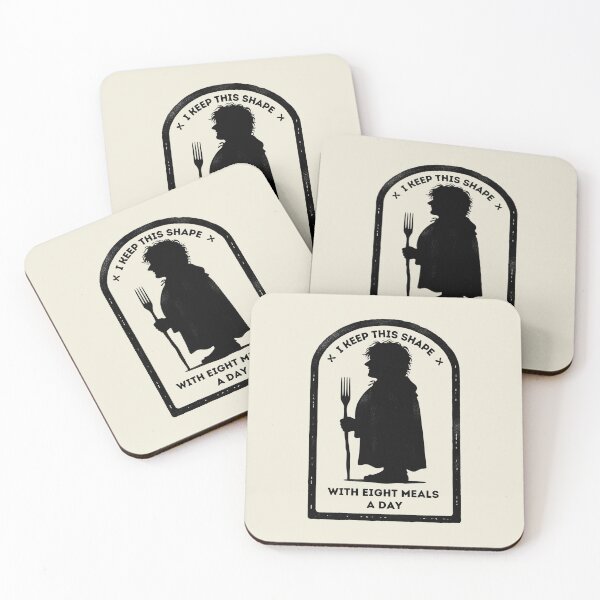 Item preview, I Keep This Shape With Eight Meals a Day - Fantasy Funny designed and sold by Fenay Designs.
