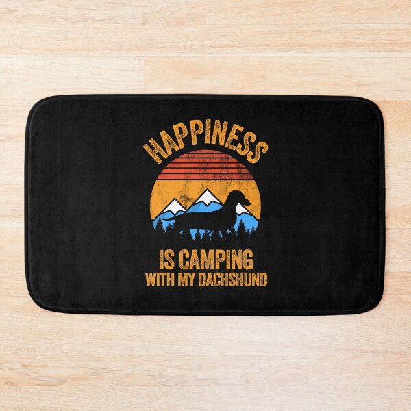 Item preview, Happiness Is Camping With My Dachshund designed and sold by Guarddogdrive.