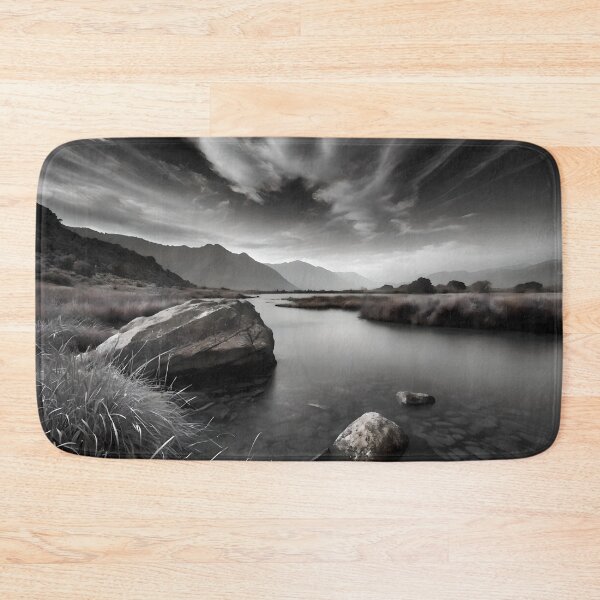 Item preview,  Midnight Majesty: HDR Cinematic Monochrome Beachscape designed and sold by ShadeScapeArt.