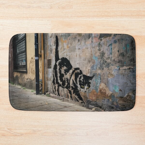 Item preview, Cat Stencil Graffiti designed and sold by Bomax121.