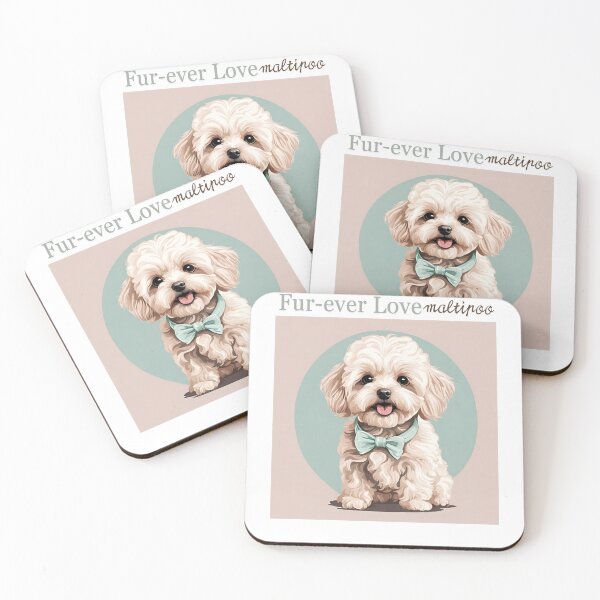 Item preview, Fur Love Maltipoo mom dogs mommy lover vintage designed and sold by SoulfulT.
