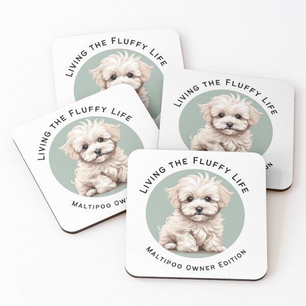 Item preview, Fluffy Love Maltipoo mom dogs mommy lover vintage designed and sold by SoulfulT.