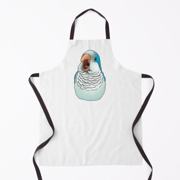 Item preview, Blue Yelling Quaker Parrot designed and sold by LittleBeaksArt.