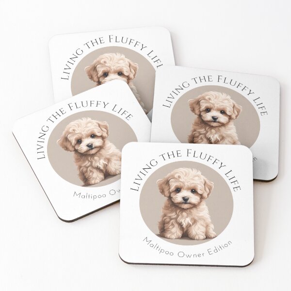 Item preview, Fluffy life of Maltipoo mom dogs mommy lover vintage designed and sold by SoulfulT.