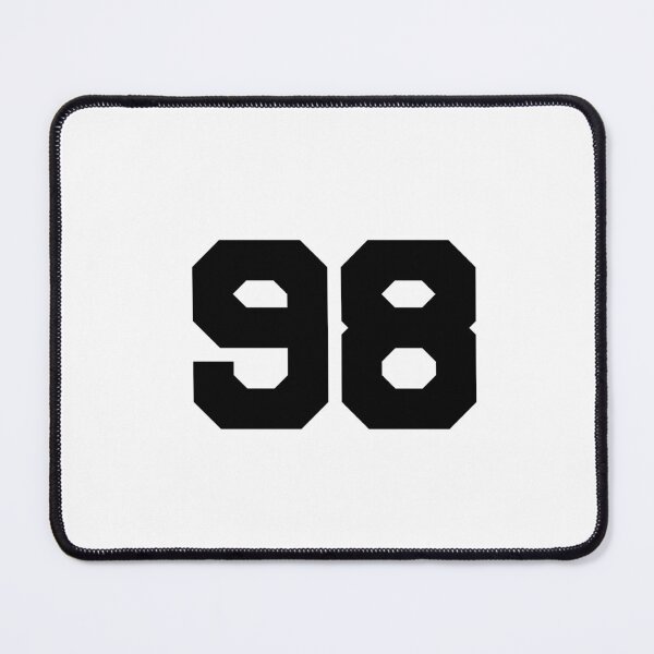 Item preview, 98, ninety-eight, black, University designed and sold by Numbers-Art.