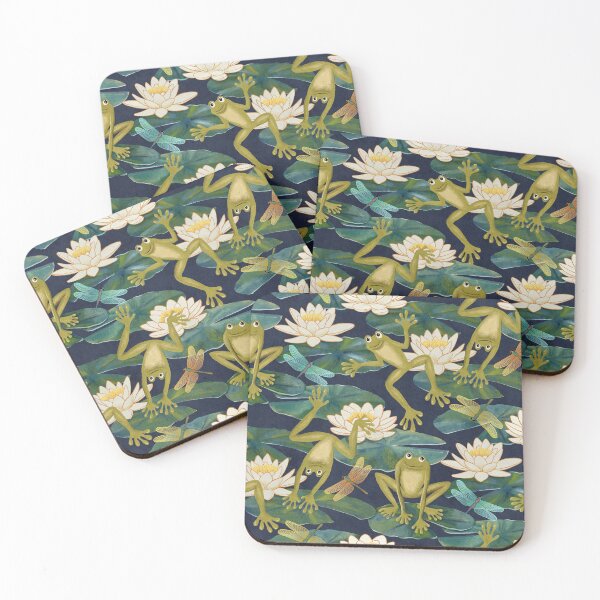 Item preview, Lucky Leap Frogs and Lush Lily Pads Pattern designed and sold by micklyn.