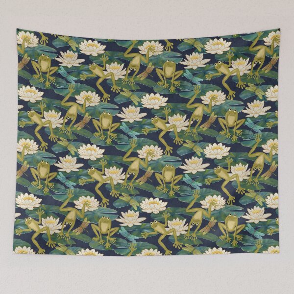 Item preview, Lucky Leap Frogs and Lush Lily Pads Pattern designed and sold by micklyn.