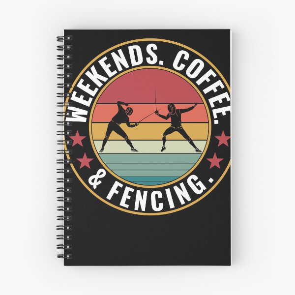 Item preview, Men Women Fencing Weekends. Coffee & Fencing. designed and sold by BlueBerry-Pengu.