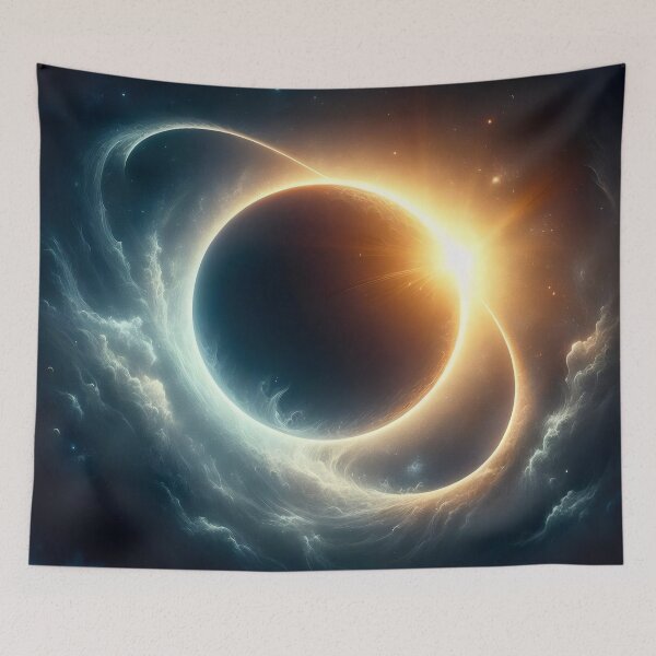 Item preview, Solar eclipse. designed and sold by MyHappyArtShop.