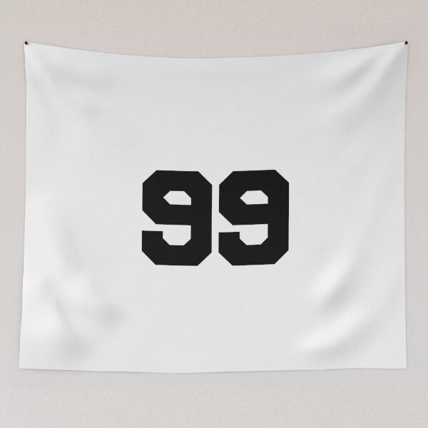 Item preview, 99, ninety-nine, black, University designed and sold by Numbers-Art.
