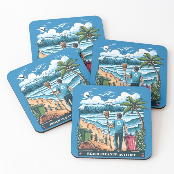 Item preview, Beach Cleanup Activists - Beach Cleanup Tools designed and sold by BobaTeeStore.