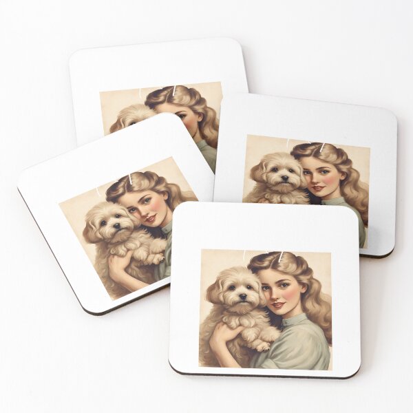 Item preview, Maltipoo dog mama breeder fur mom dogs dad lover vintage designed and sold by SoulfulT.