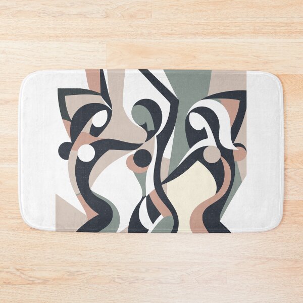 Item preview, Abstract  Trio Free Spirit Woman Silhouette, Curvy forms and waves, People Art, Modern Minimalist Print, Eclectic  designed and sold by Radiant-R-art.