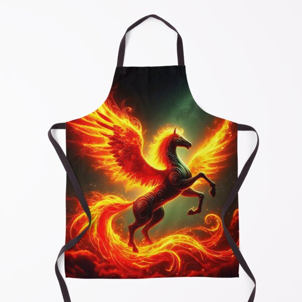 Item preview, Fiery pegasus. designed and sold by MyHappyArtShop.