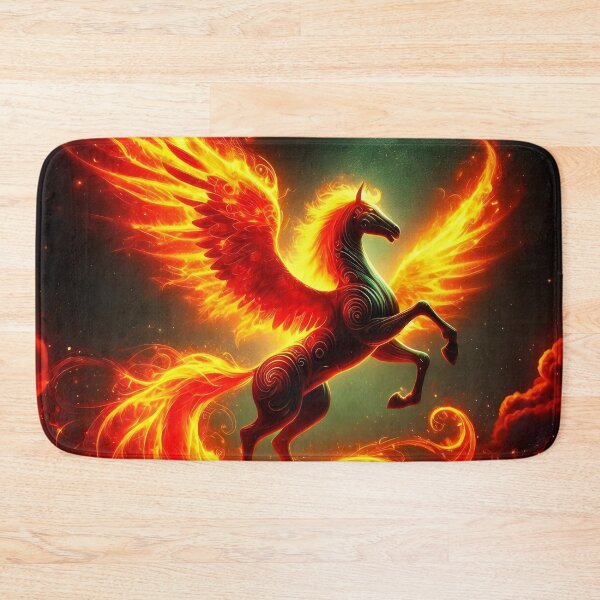 Item preview, Fiery pegasus. designed and sold by MyHappyArtShop.