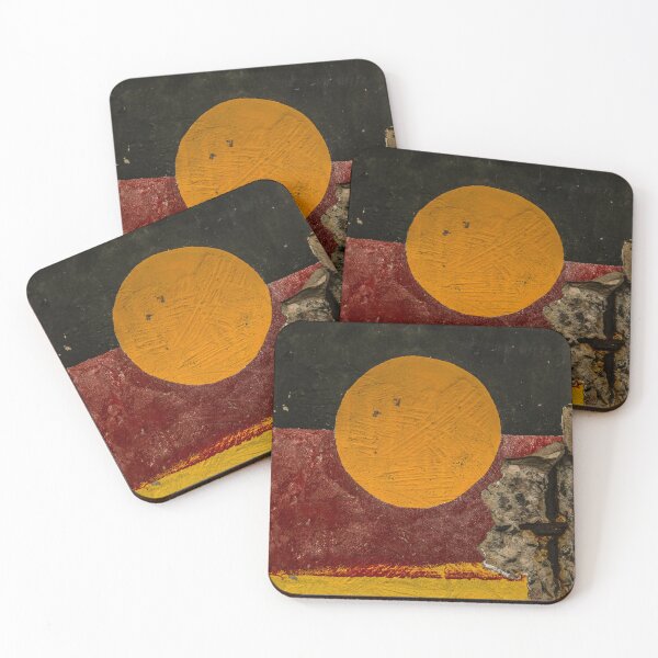 Item preview, Drawing of the aboriginal flag on the wall designed and sold by sonjas.