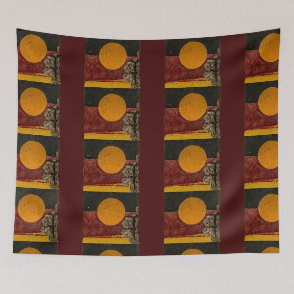 Item preview, Drawing of the aboriginal flag on the wall designed and sold by sonjas.
