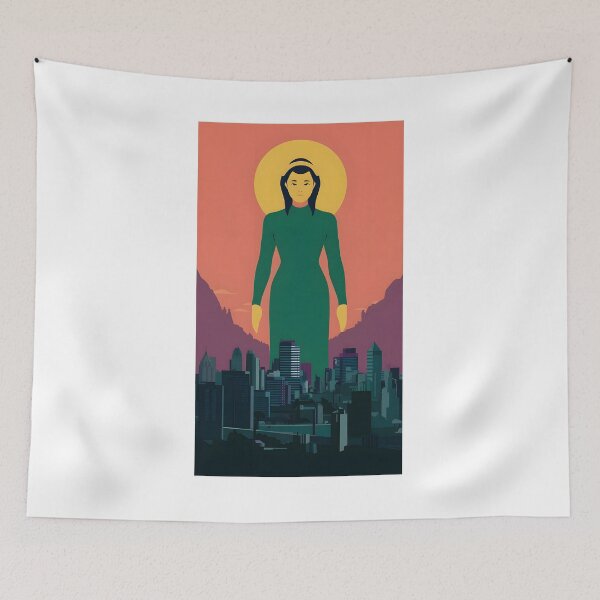 Item preview, Vietnamese Woman Overlooking the City designed and sold by Idea-Artwork.