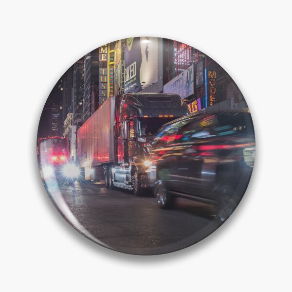 Item preview, Times Square, New York, Manhattan, night shot, long exposure, zebra crossing designed and sold by Foto-Kraemer-.