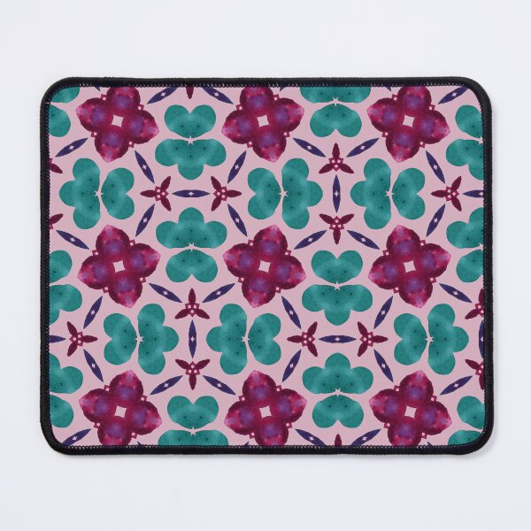 Item preview, Kaleidascope Cherise Pink Blooms designed and sold by HanliesArt.