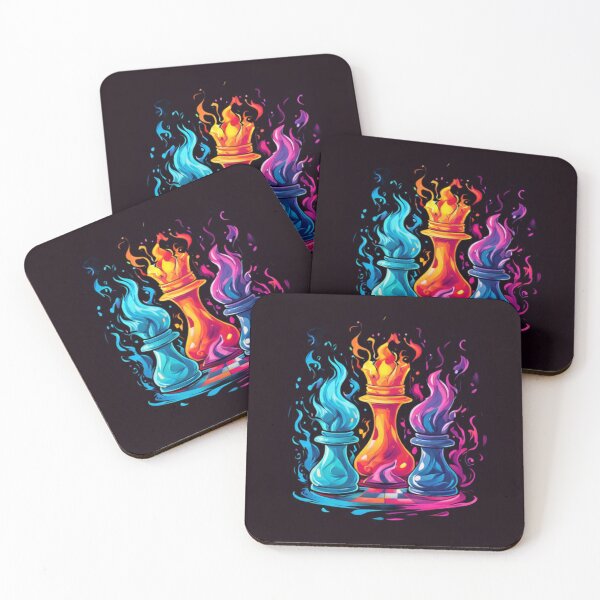 Item preview, Colorful Fire Chess designed and sold by Planetporridge.