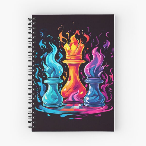Item preview, Colorful Fire Chess designed and sold by Planetporridge.