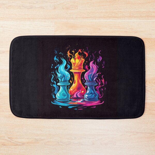 Item preview, Colorful Fire Chess designed and sold by Planetporridge.