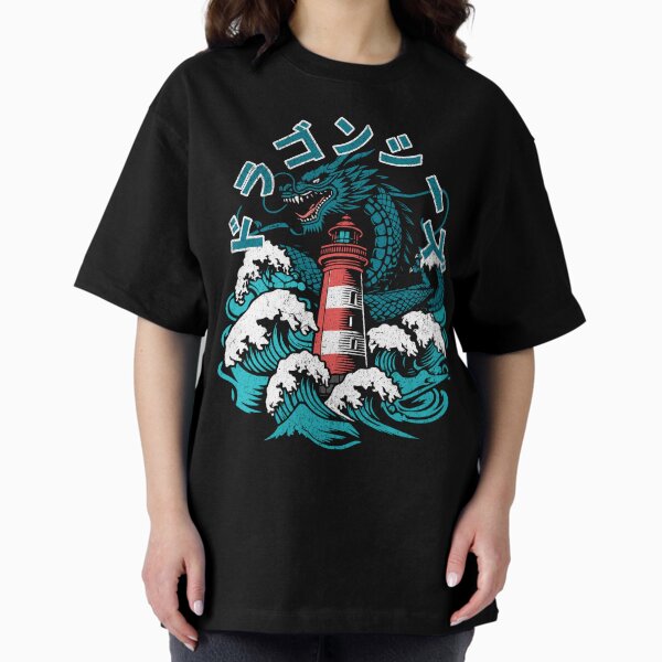 Item preview, Dragon vs Lighthouse - Nautical Chaos designed and sold by DesignedByMarty.