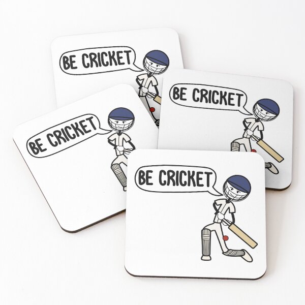 Item preview, Cricket player saying "Be cricket" designed and sold by Polux Design.