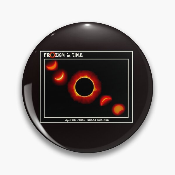 Item preview, Solar Eclipse : Frozen in time 5 stages April 08 - 2024 Print designed and sold by posterbobs.