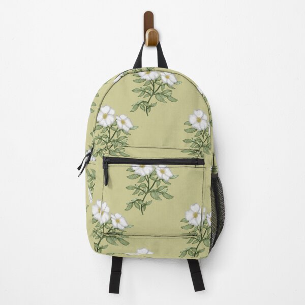 Item preview, White rose branch seamless pattern designed and sold by pinkyfish1010.
