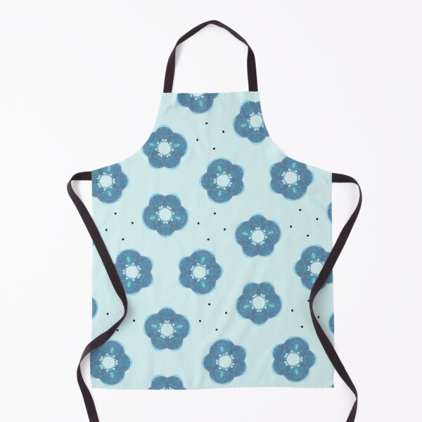 Item preview, Kaleidascope Turquoise Blue Blooms designed and sold by HanliesArt.