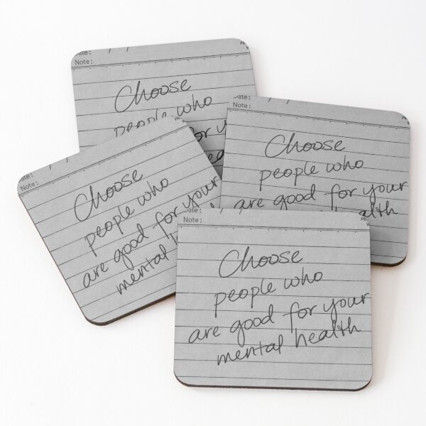 Item preview, choose people who are good for your mental health designed and sold by cloudzer0000.