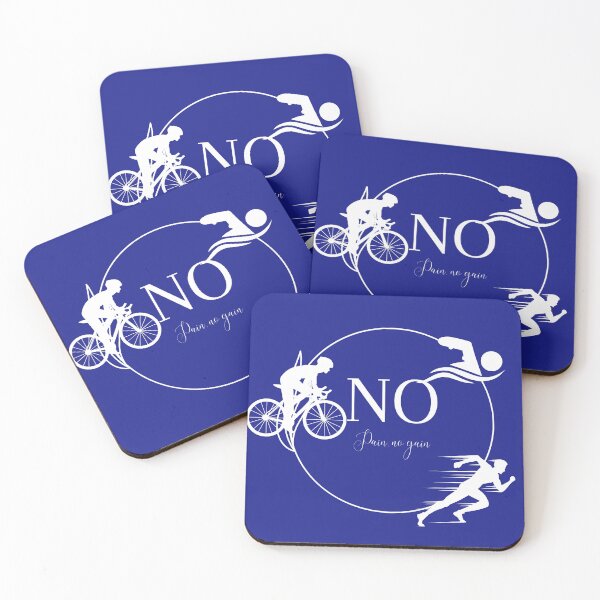Item preview, Triathlon triathlete, no pain no gain. designed and sold by Yeyishop.
