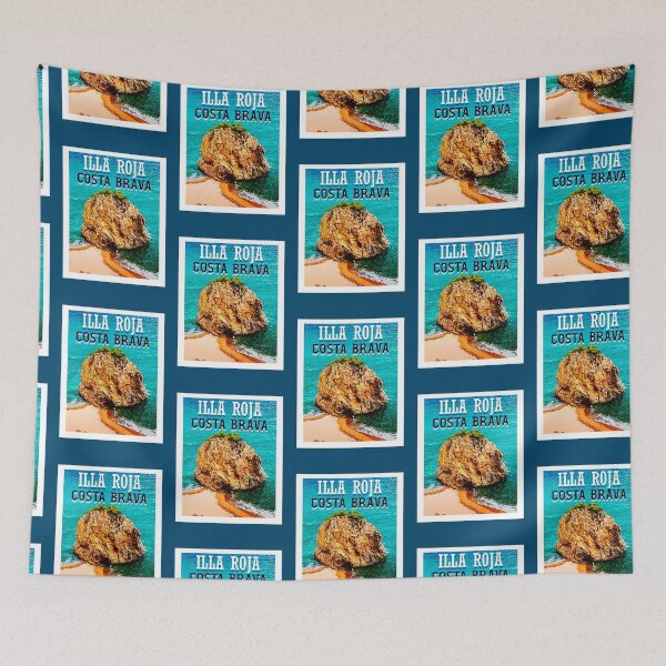 Item preview, Illa Roja Begur Costra Brava travel poster designed and sold by TerradVents.