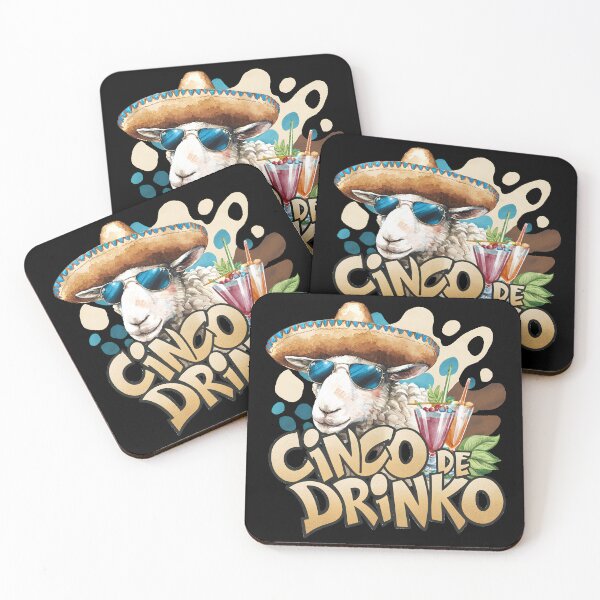 Item preview, CINCO DE DRINKO - SHEEP SELEBRATING CINCO DE MAYO  designed and sold by justyna-s28.