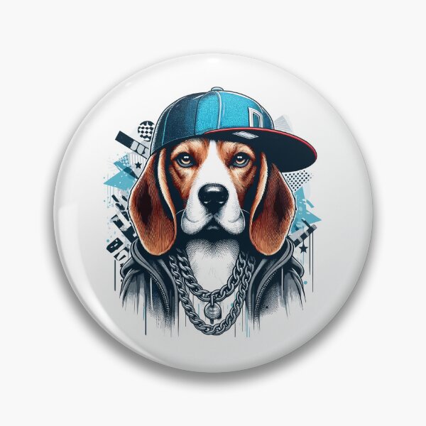 Item preview, Beagle Gangsta Dog Cappy Gift designed and sold by Pineapple-Tree.