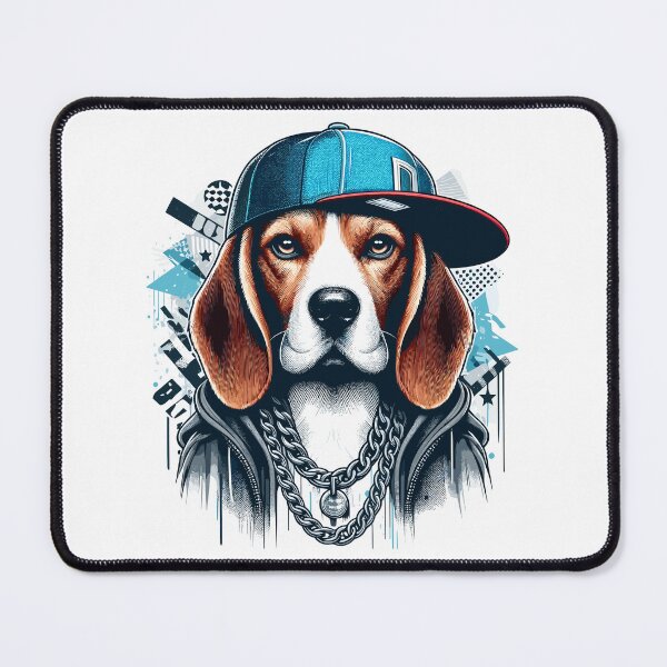 Item preview, Beagle Gangsta Dog Cappy Gift designed and sold by Pineapple-Tree.